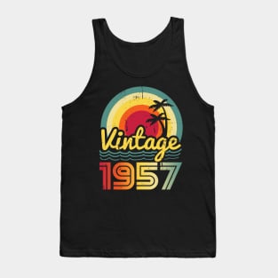 Vintage 1957 Made in 1957 66th birthday 66 years old Gift Tank Top